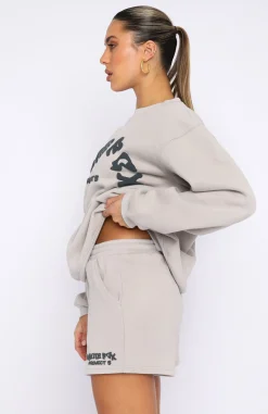 Jackets & Blazers | White Fox Boutique Project 5 Oversized Sweater Lunar grey