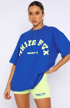 Shirts & Blouses | White Fox Boutique Project 5 Oversized Tee Cobalt blue