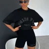 Shirts & Blouses | White Fox Boutique Project 5 Oversized Tee Ink black