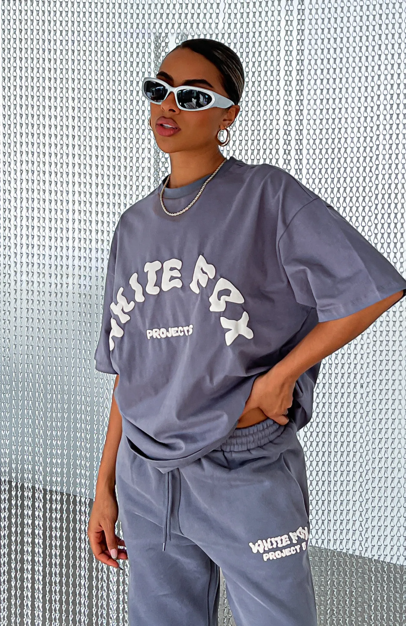 Shirts & Blouses | White Fox Boutique Project 5 Oversized Tee Volcanic grey