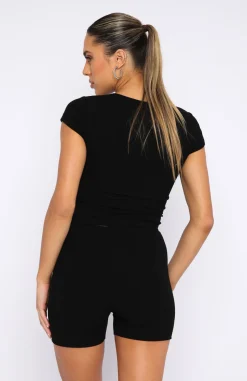 Shirts & Blouses | White Fox Boutique Project 5 Ribbed Baby Tee Ink black