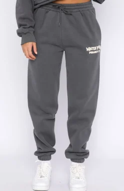 Sweatpants | White Fox Boutique Project 5 Sweatpants Volcanic grey