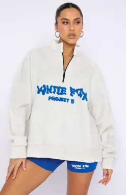 Jackets & Blazers | White Fox Boutique Project 5 Zip Front Sweater Gravity grey
