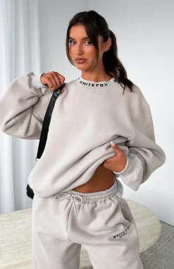 Jackets & Blazers | White Fox Boutique Put It On Repeat Oversized Sweater Lunar grey