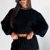 Jackets & Blazers | White Fox Boutique Put It On Repeat Oversized Sweater black
