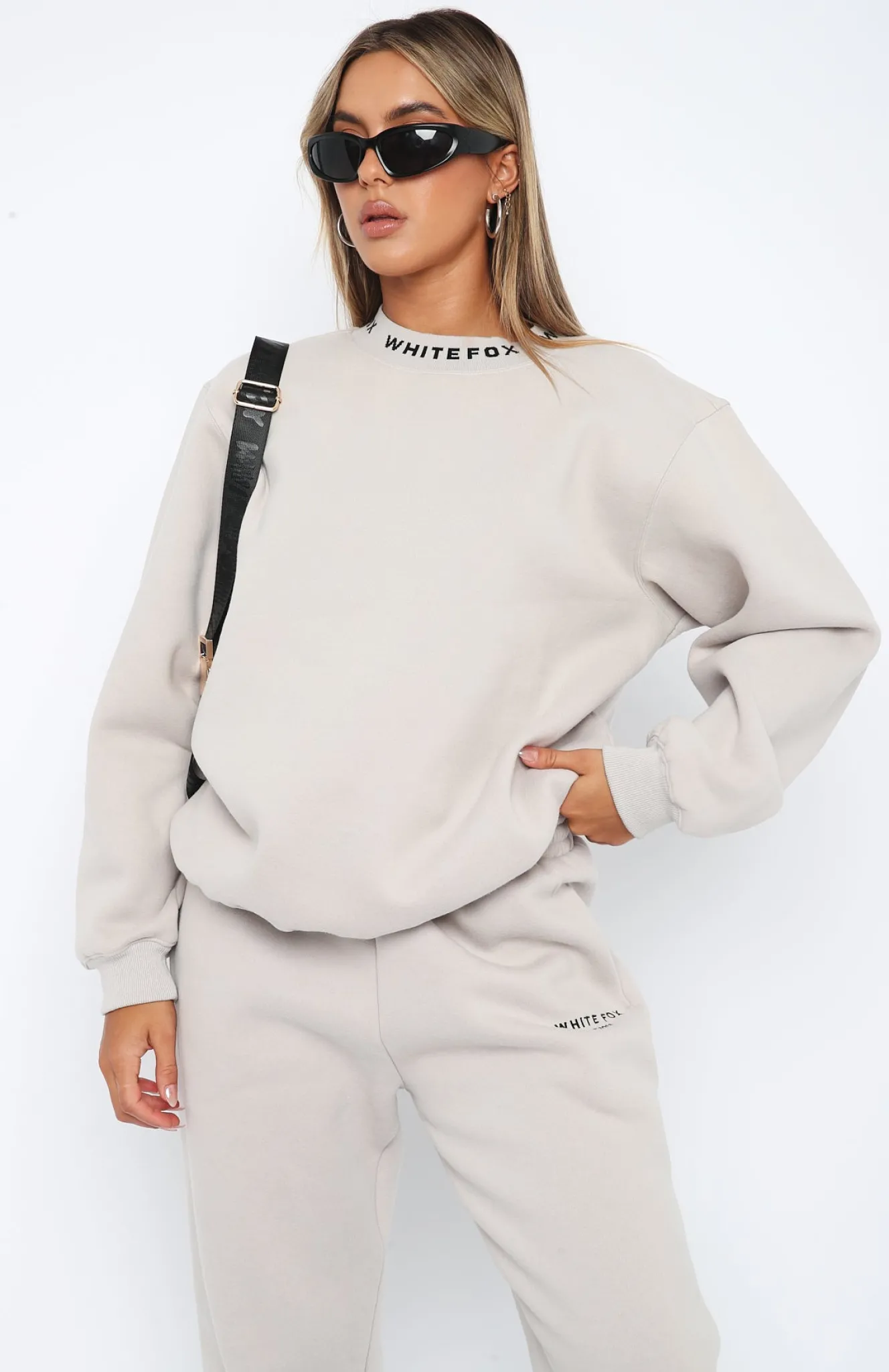 Jackets & Blazers | White Fox Boutique Put It On Repeat Oversized Sweater Lunar grey