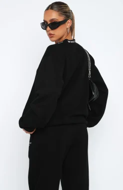Jackets & Blazers | White Fox Boutique Put It On Repeat Oversized Sweater black