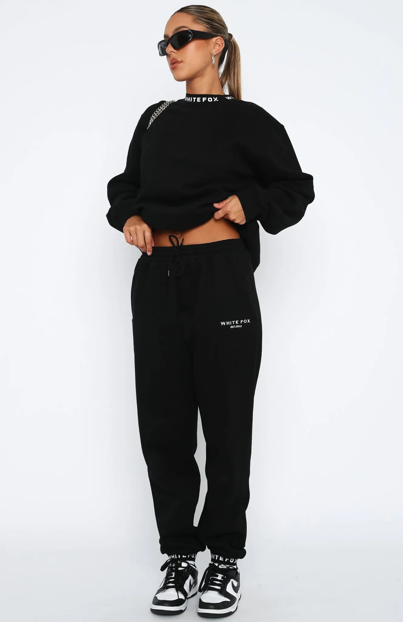Jackets & Blazers | White Fox Boutique Put It On Repeat Oversized Sweater black