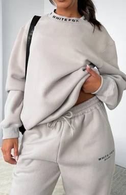 Jackets & Blazers | White Fox Boutique Put It On Repeat Oversized Sweater Lunar grey