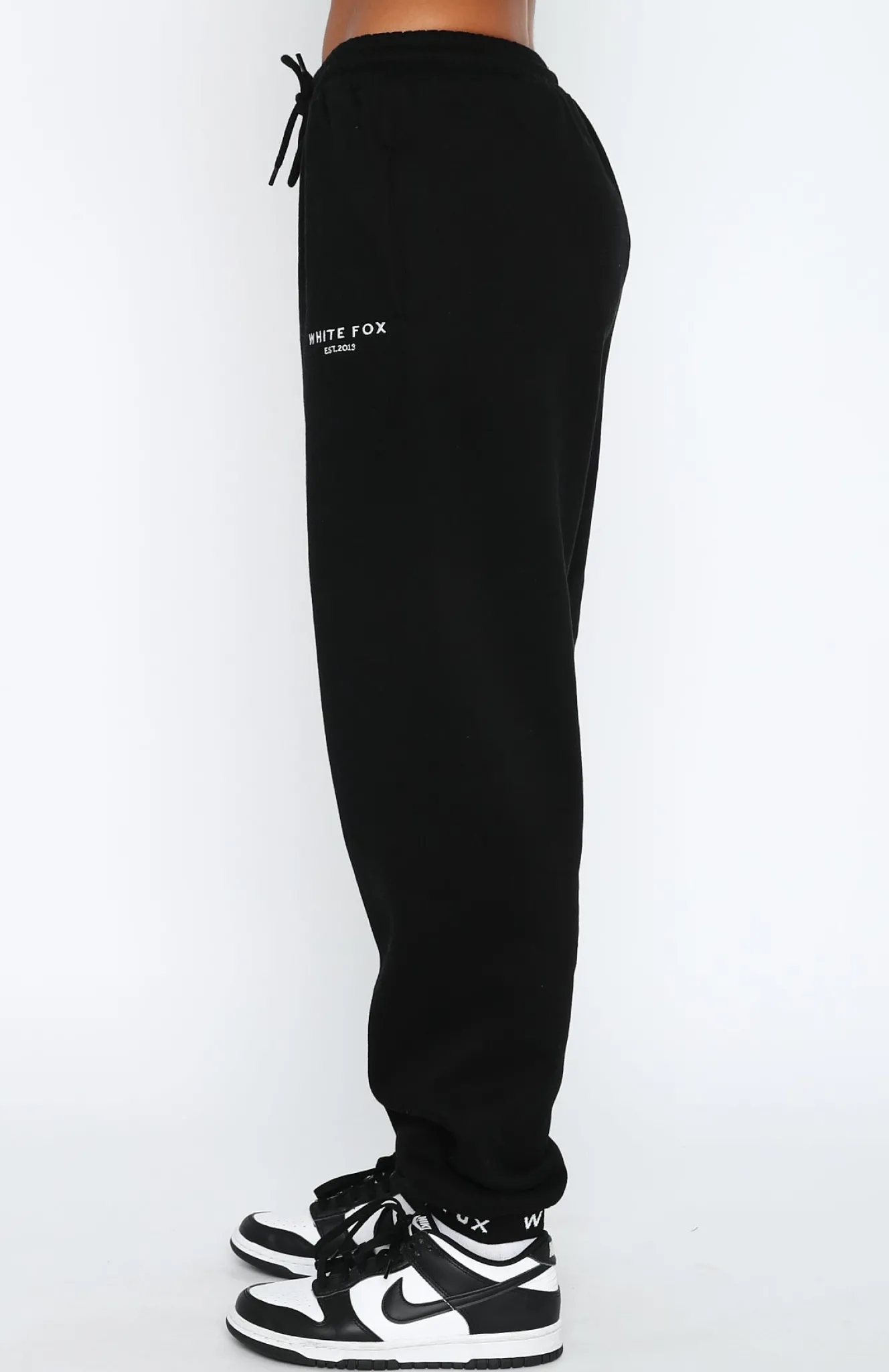 Pants | White Fox Boutique Put It On Repeat Sweatpants black