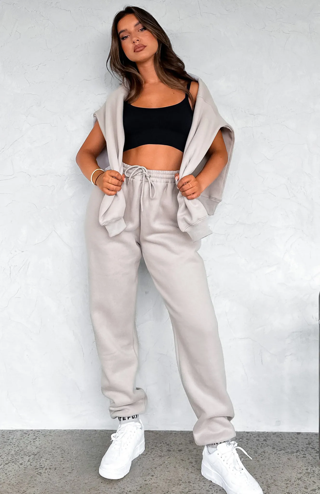 Sweatpants | White Fox Boutique Put It On Repeat Sweatpants Lunar grey