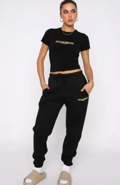 Shirts & Blouses | White Fox Boutique Raw Moments Cropped Tee black