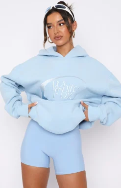 Jackets & Blazers | White Fox Boutique Revolve Around Me Oversized Hoodie Baby blue