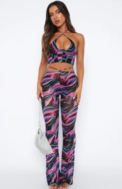 Pants | White Fox Boutique Rhythm Of The Night Pants Intergalactic multi