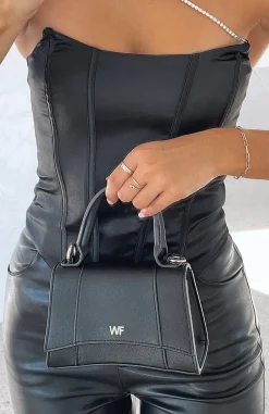 Bags | White Fox Boutique Sapphire Mini Bag black