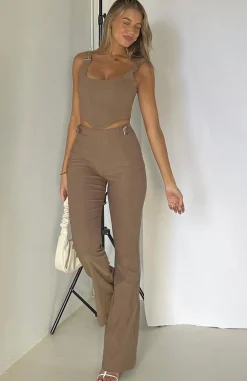 Pants | White Fox Boutique Satisfy Me Pants Mocha brown