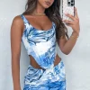 Shirts & Blouses | White Fox Boutique Saturday Sun Bustier Angel blue