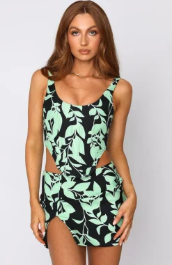 Shirts & Blouses | White Fox Boutique Saturday Sun Bustier Leaf Print green
