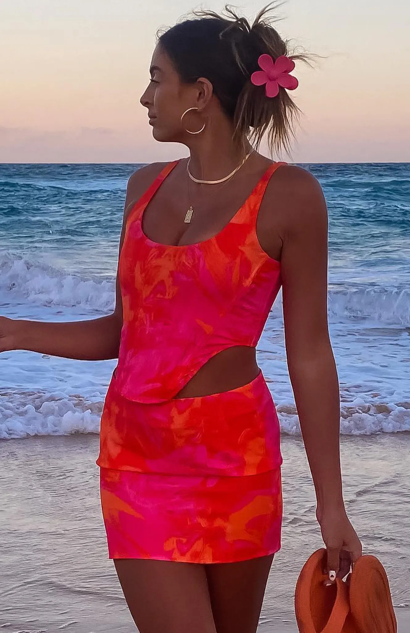 Shirts & Blouses | White Fox Boutique Saturday Sun Bustier Liberty Print orange