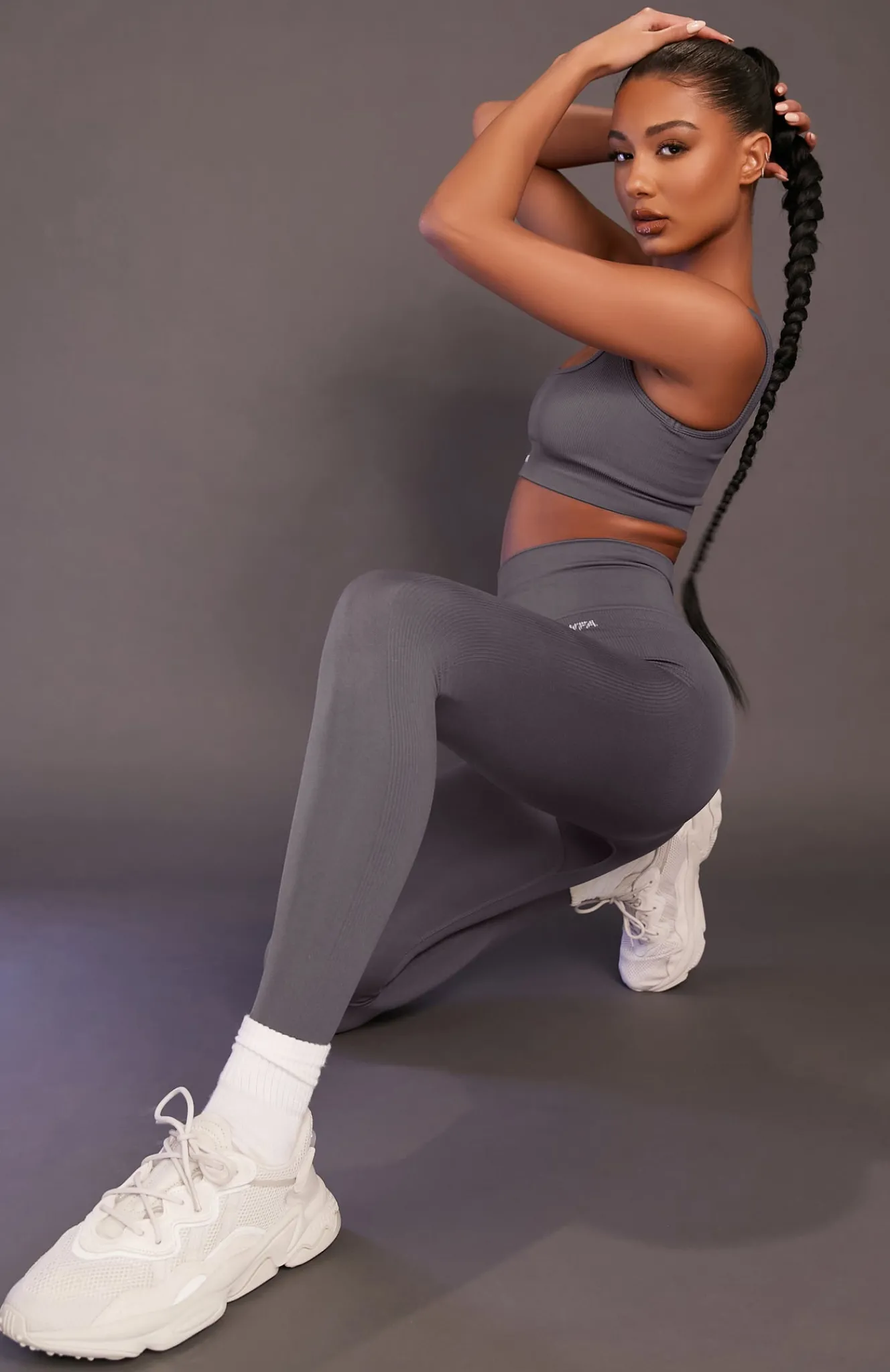 Leggings | White Fox Boutique Seamless High Waisted Leggings Shadow grey