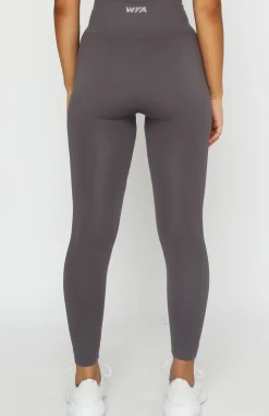 Leggings | White Fox Boutique Seamless High Waisted Leggings Shadow grey