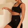 Shorts | White Fox Boutique Seamless High Waisted Shorts black