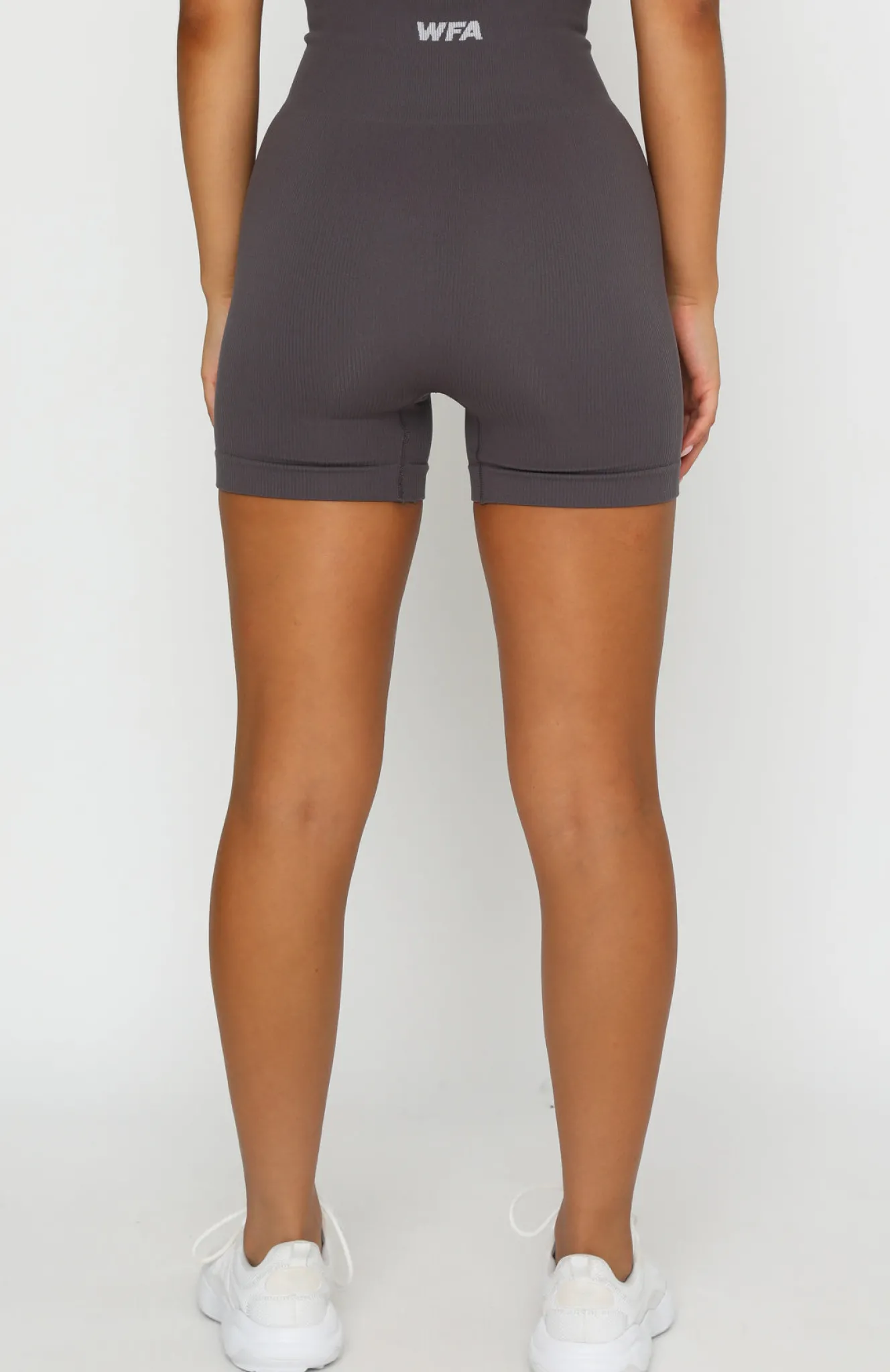 Shorts | White Fox Boutique Seamless High Waisted Shorts Shadow grey