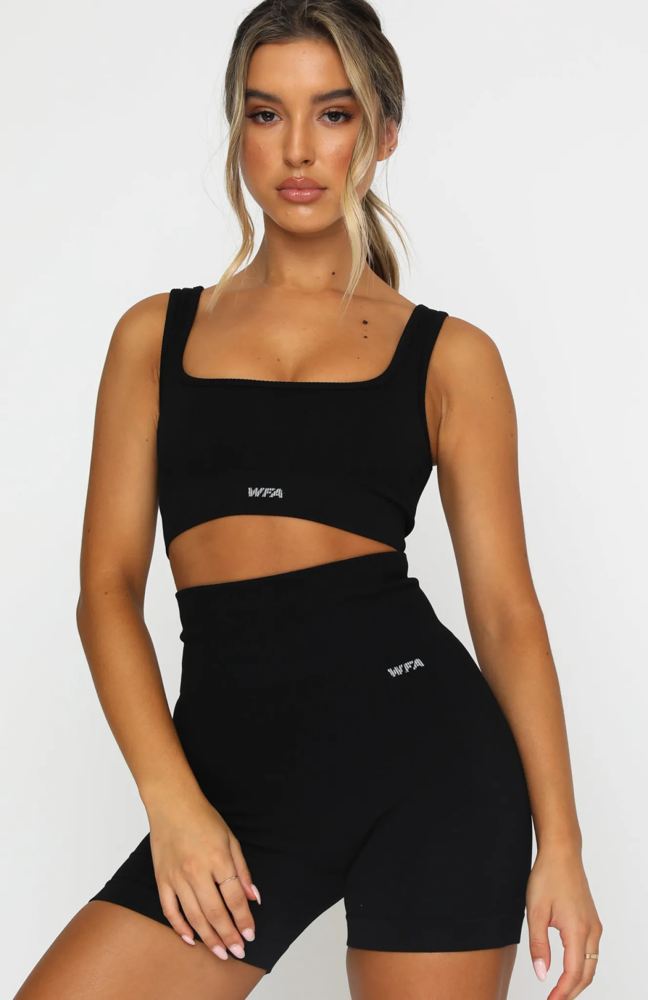 Shorts | White Fox Boutique Seamless High Waisted Shorts black