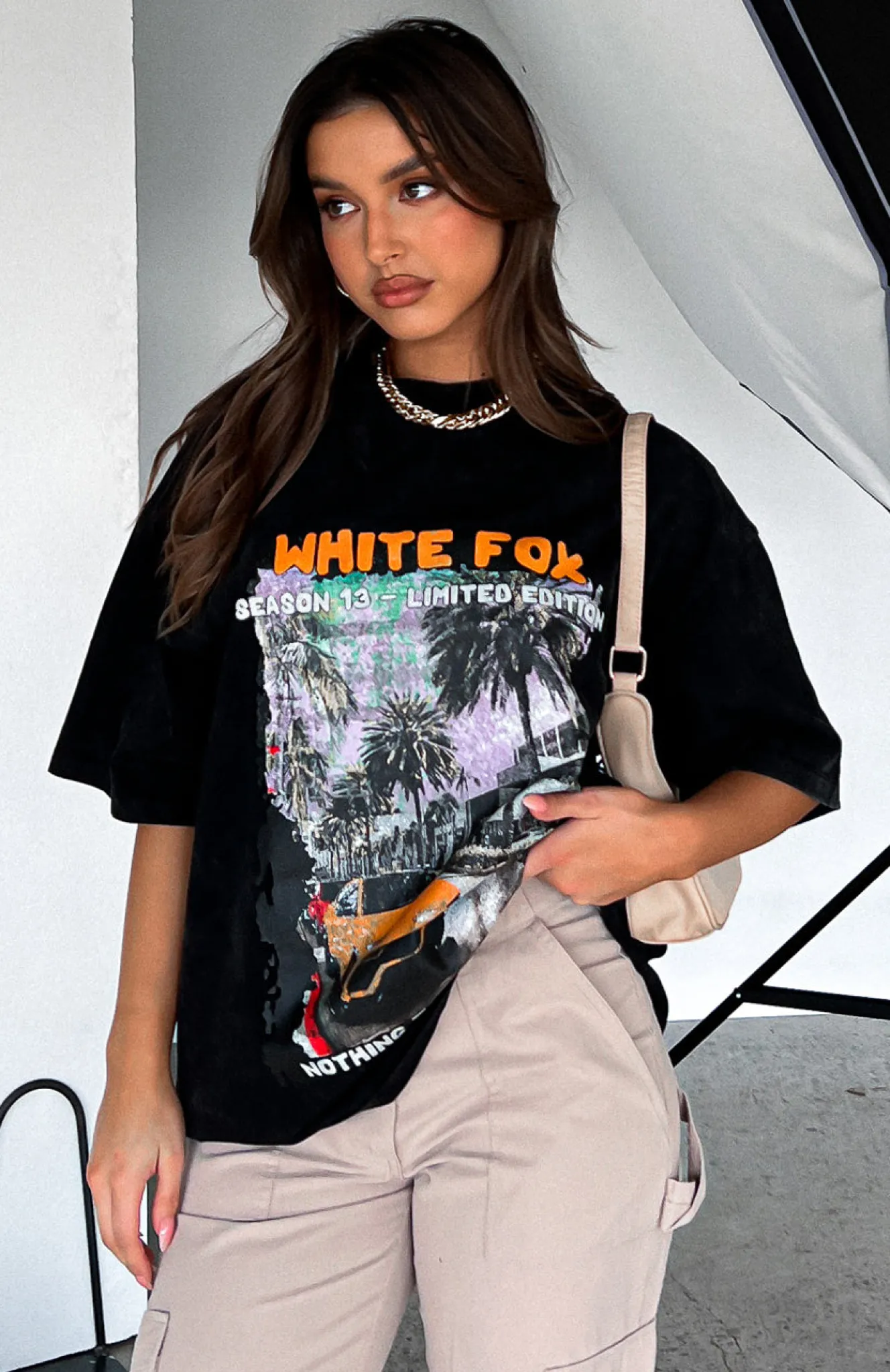 Shirts & Blouses | White Fox Boutique Season 13 Oversized Tee Acid Wash black