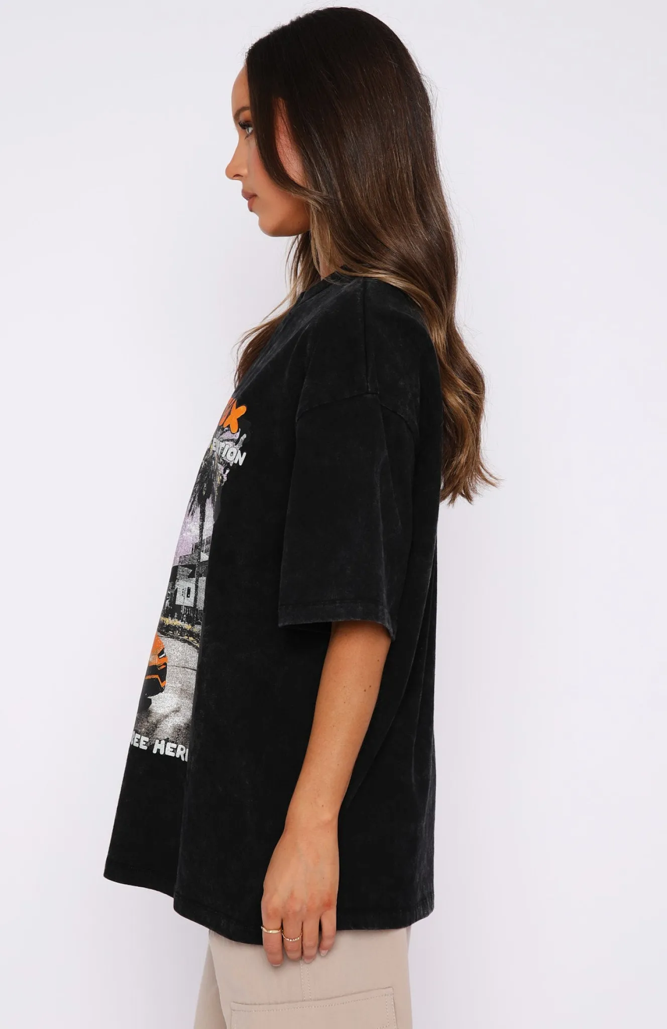 Shirts & Blouses | White Fox Boutique Season 13 Oversized Tee Acid Wash black