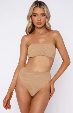 Shirts & Blouses | White Fox Boutique Secrets Out Mesh Bandeau Crop nude
