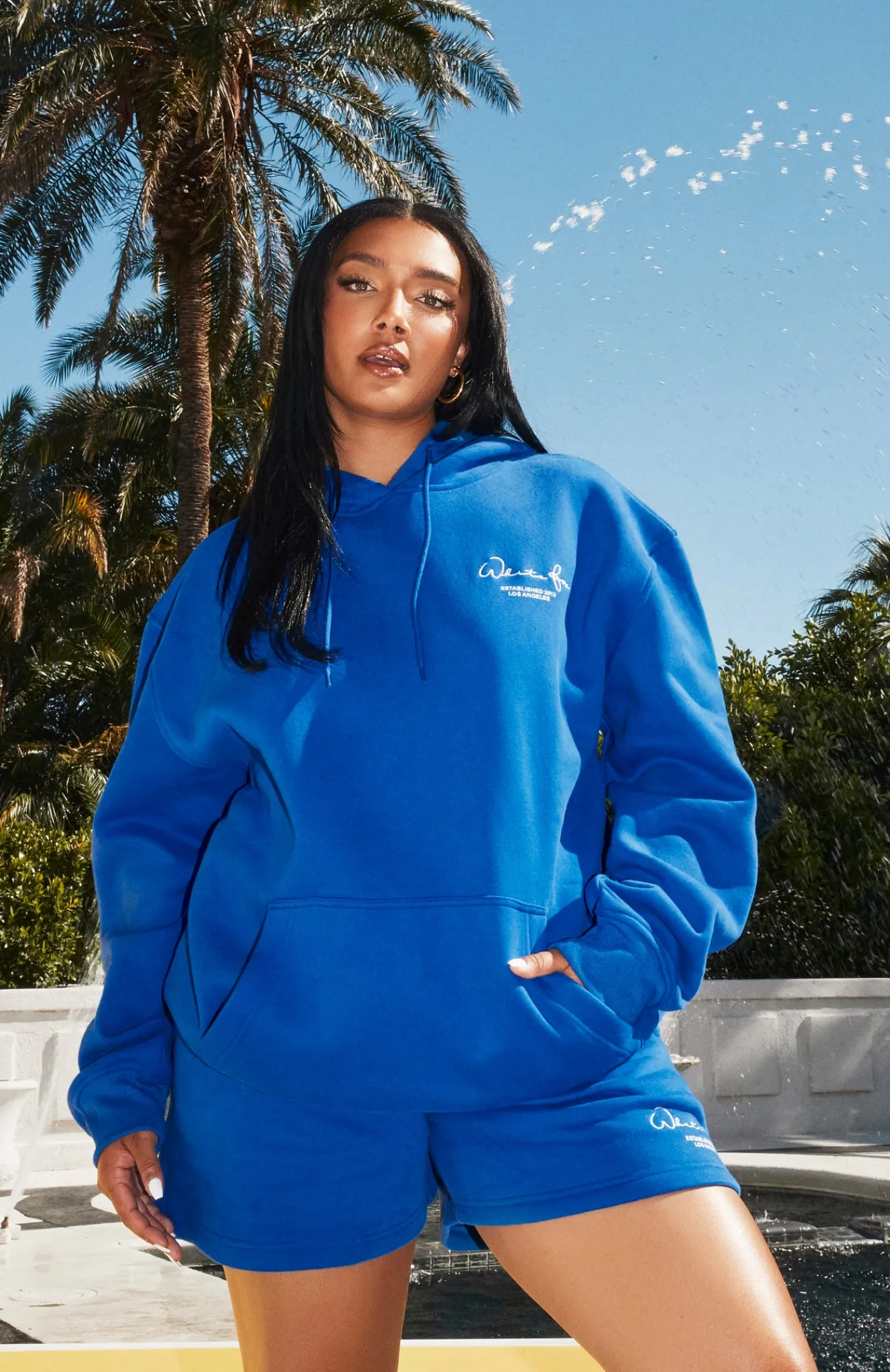 Jackets & Blazers | White Fox Boutique Set The Standard Hoodie Electric blue