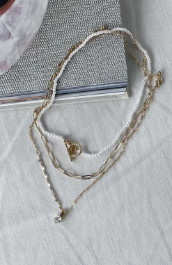 Jewellery | White Fox Boutique Shae Necklace Set gold