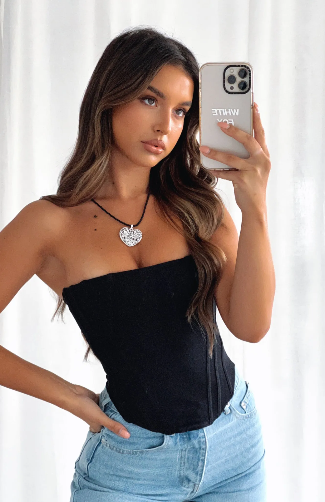 Shirts & Blouses | White Fox Boutique Sharp Edges Bustier black