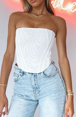 Shirts & Blouses | White Fox Boutique Sharp Edges Bustier white
