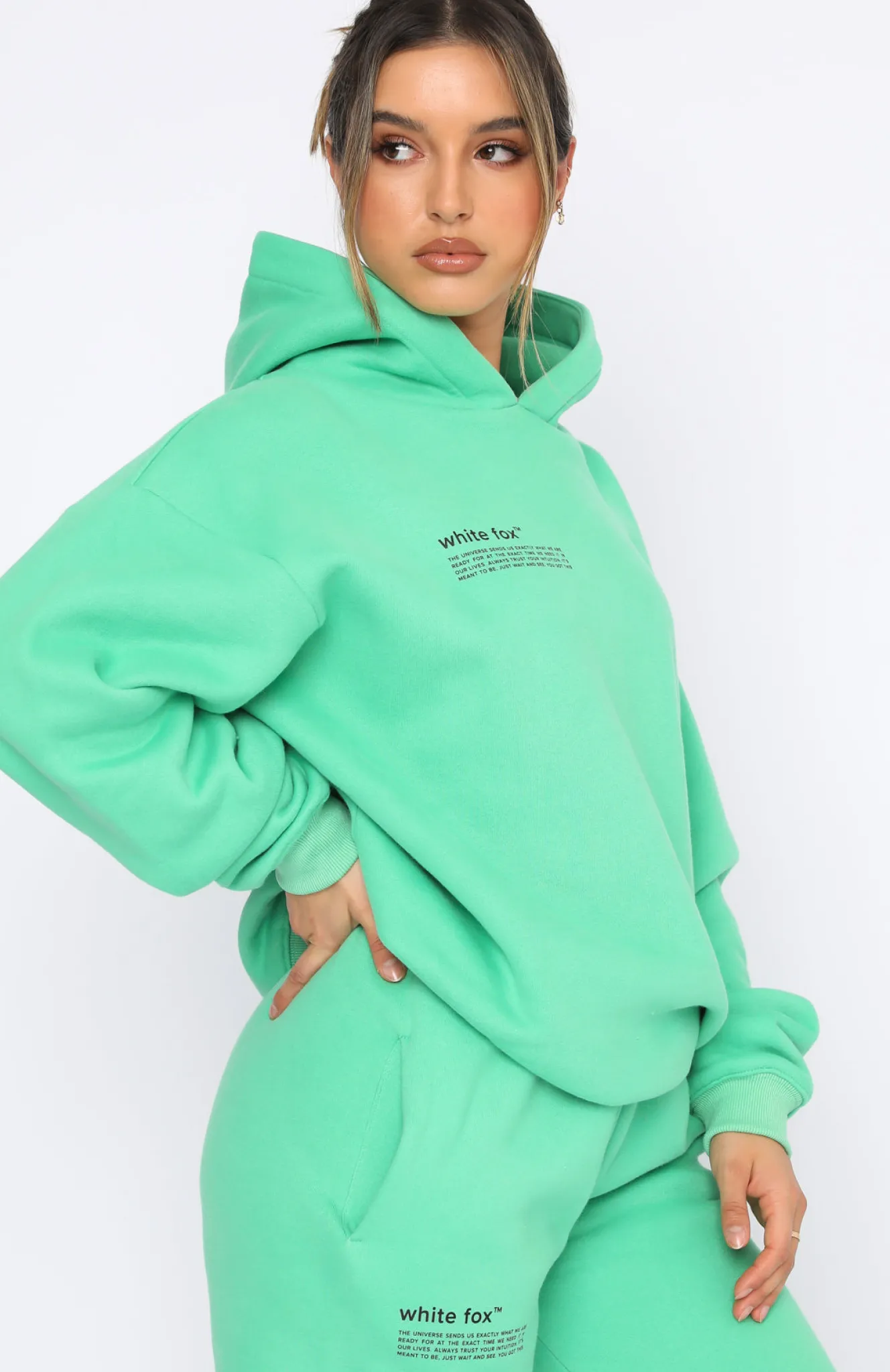 Jackets & Blazers | White Fox Boutique She's A Baddie Hoodie Jolly green