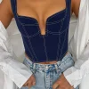 Shirts & Blouses | White Fox Boutique She's The One Bustier Navy blue