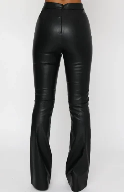Pants | White Fox Boutique Show It Off PU Pants black