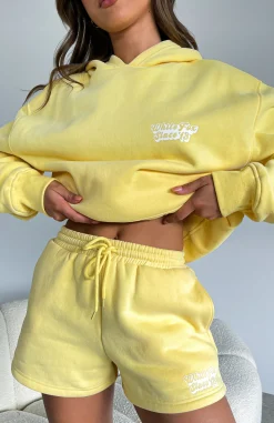 Shorts | White Fox Boutique Since '13 Lounge Shorts Lemon yellow