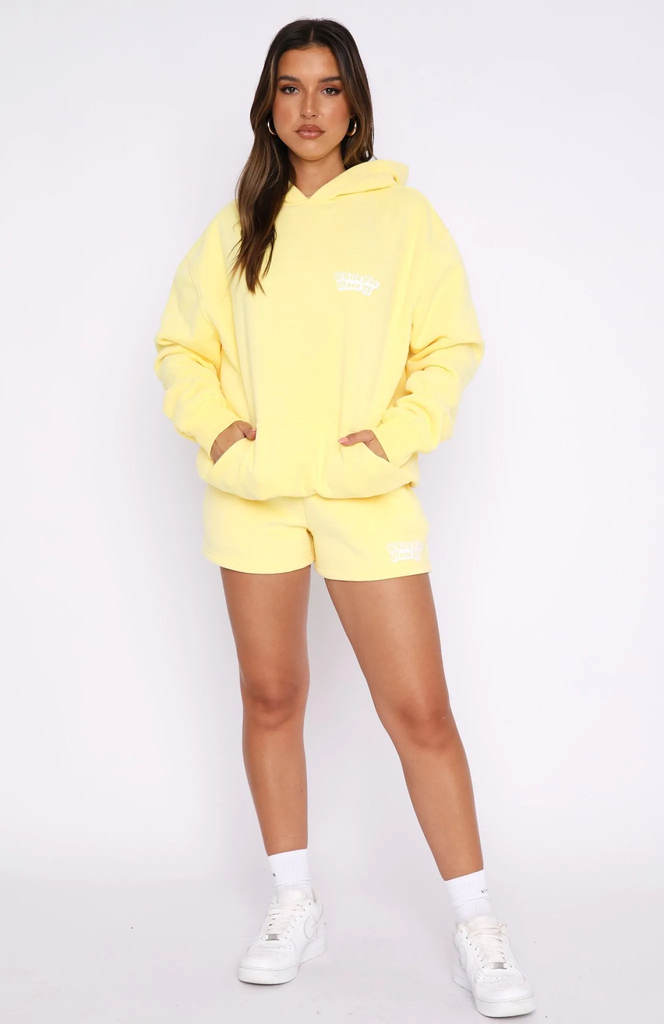 Shorts | White Fox Boutique Since '13 Lounge Shorts Lemon yellow