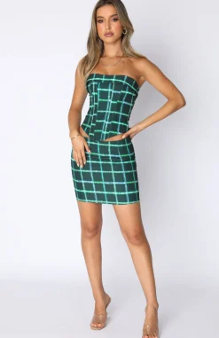 Shirts & Blouses | White Fox Boutique Soft Spot Bustier Plaid green