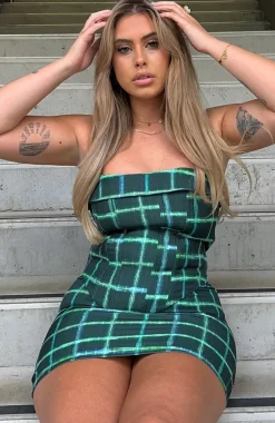 Shirts & Blouses | White Fox Boutique Soft Spot Bustier Plaid green