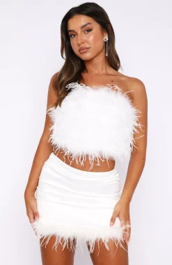 Shirts & Blouses | White Fox Boutique Somebody To Love Strapless Crop white