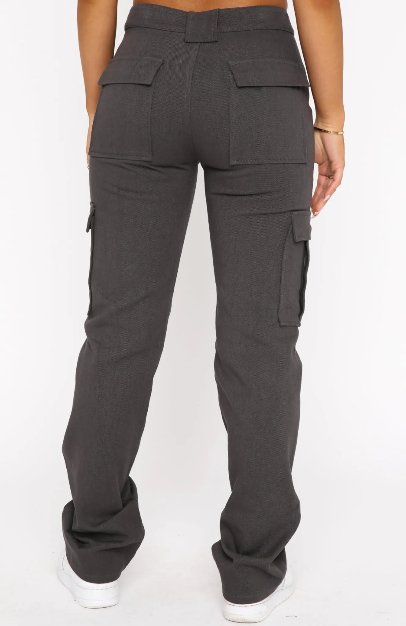 Pants | White Fox Boutique Someone To You Cargo Pants Charcoal grey