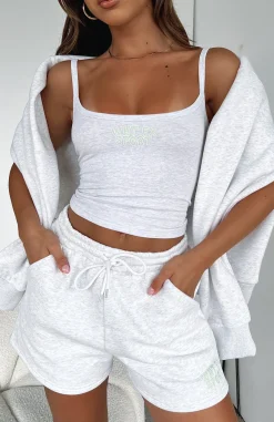 Shorts | White Fox Boutique Sport Series Lounge Shorts Marle grey