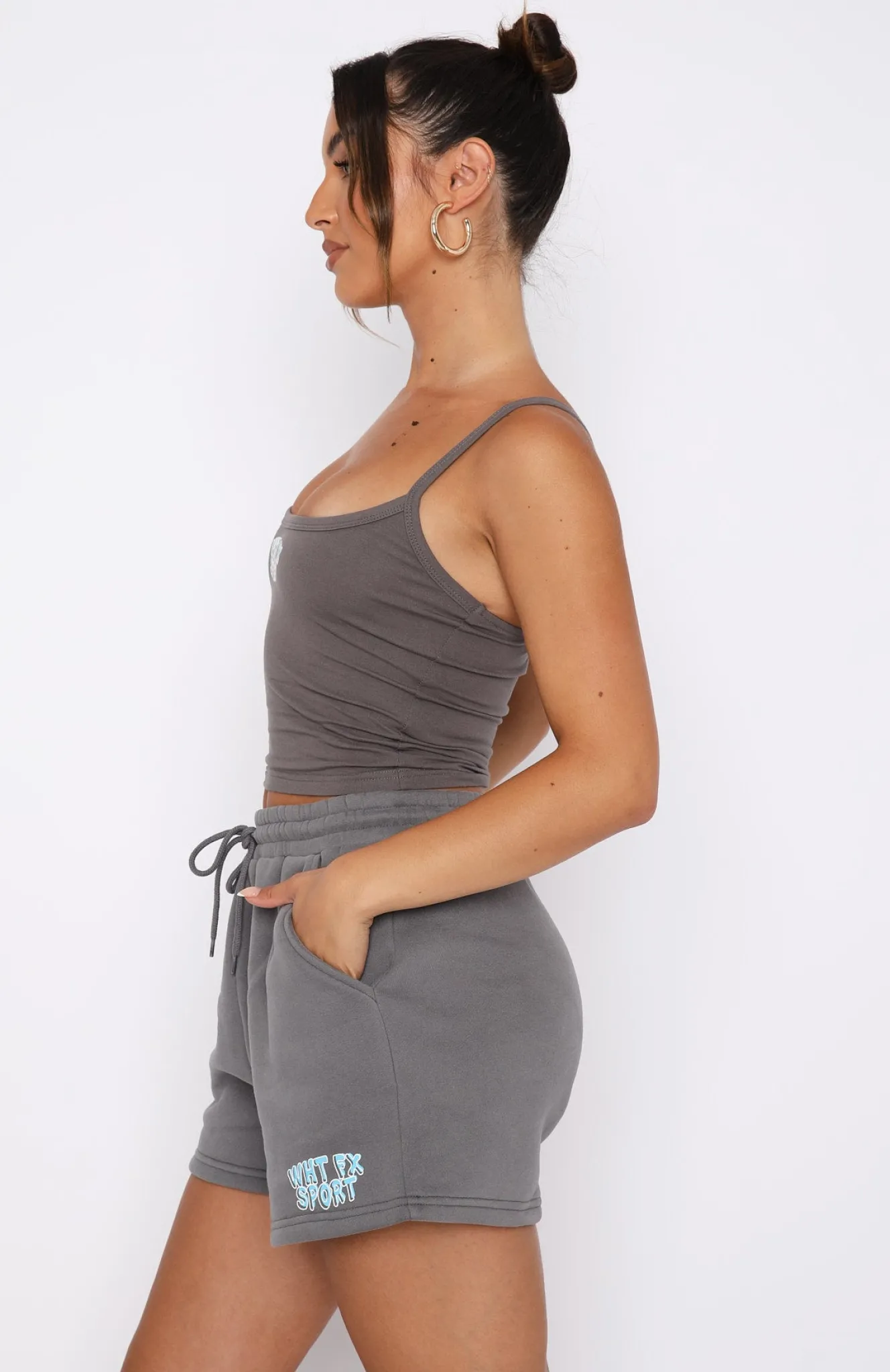 Shirts & Blouses | White Fox Boutique Sport Series Tank Charcoal grey