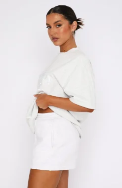 Shirts & Blouses | White Fox Boutique Sports Edition Oversized Tee Marle grey