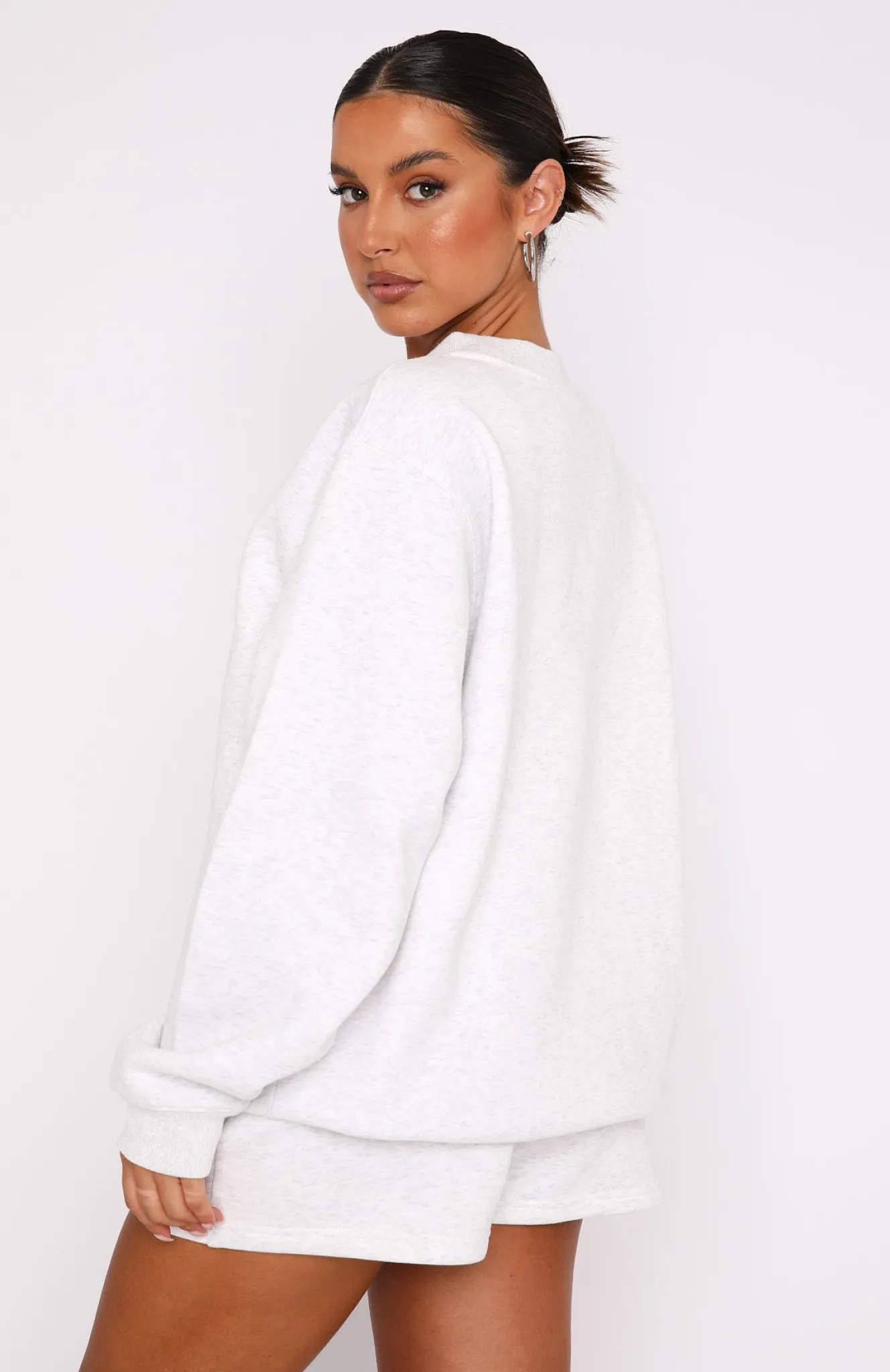 Jackets & Blazers | White Fox Boutique Sports Edition Oversized Sweater Marle grey
