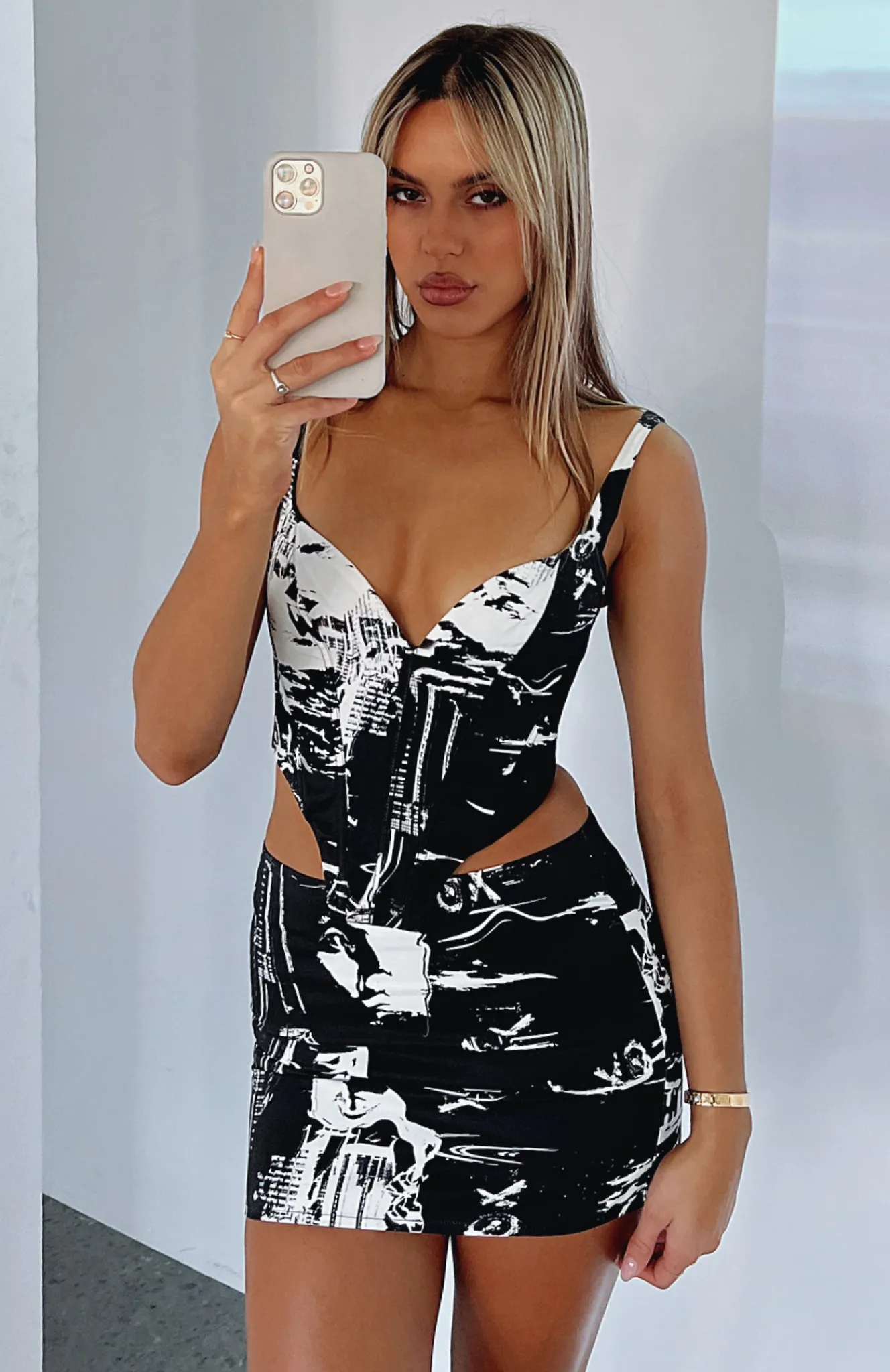Shirts & Blouses | White Fox Boutique Stand Tall Bustier Dice black