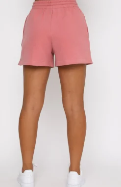 Shorts | White Fox Boutique State Of Art Lounge Shorts Berry pink